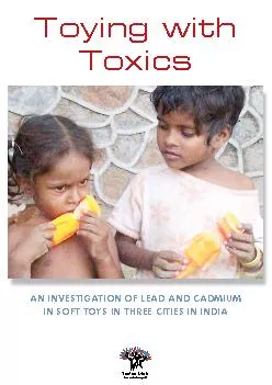 AN INVESTIGATION OF LEAD AND CADMIUM