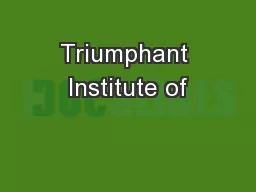 Triumphant Institute of