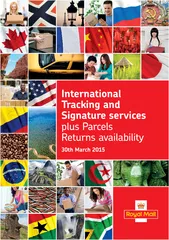 International Tracking and Signature services plus ParcelsReturns avai