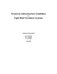 Trackway Infrastructure GuidelinesforLight Rail Circulator SystemsA Re