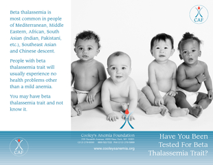 Have You BeenTested For BetaThalassemia Trait?
