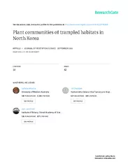 - Plant communities of trampled habitats -667