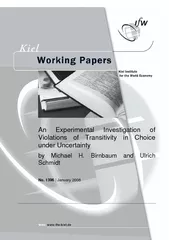 An Experimental Investigation of Violations of Transitivity in Choice