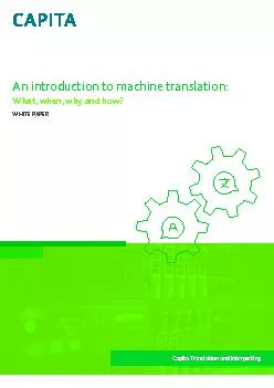 What is Machine Translation (MT) ?