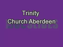 Trinity Church Aberdeen