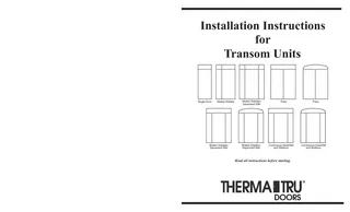 InstallationInstructionsTransomUnits