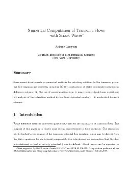 PDF-NumericalComputationofTransonicFlowswithShockWavesAntonyJamesonCouran