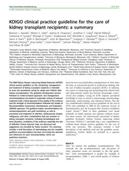 KDIGOclinicalpracticeguidelineforthecareofkidneytransplantrecipients:a