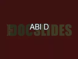 ABI D