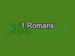1 Romans