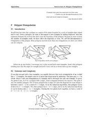 AlgorithmsNon-LectureP:PolygonTriangulation