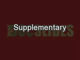Supplementary