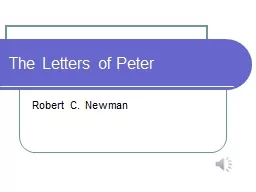 The Letters of Peter