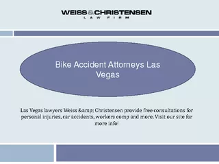 Bike Accident Attorneys Las Vegas