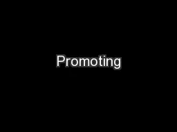 Promoting
