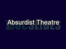Absurdist Theatre