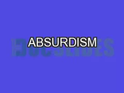 ABSURDISM