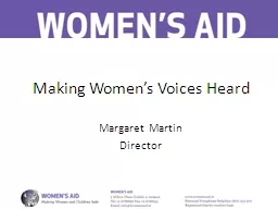 Making Women’s Voices Heard