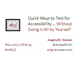 Quick Ways to Test for Accessibility …