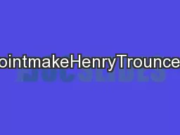 NameAmenTrounceothersappointmakeHenryTrounceExecutorandfollowssaycomma