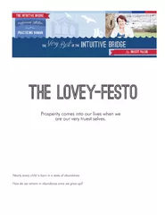 The Lovey-FestoProsperity comes into our lives when we