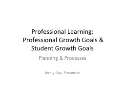 Professional Learning: