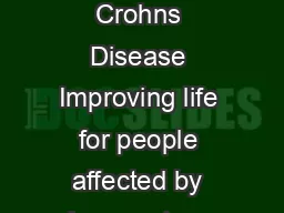Understanding IBD Ulcerative Colitis and Crohns Disease Improving life for people affected