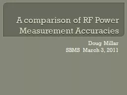 A comparison of RF Power