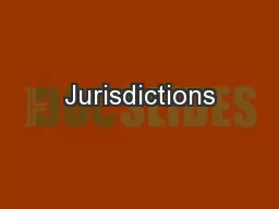 Jurisdictions