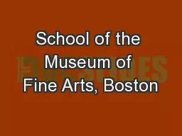 School of the Museum of Fine Arts, Boston