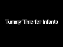 Tummy Time for Infants