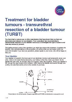 Treatment for bladder tumours