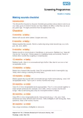 Makingsoundschecklist