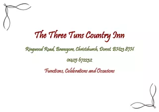 The Three Tuns Country Inn