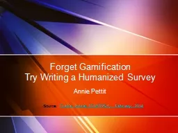 Forget Gamification