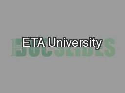 ETA University