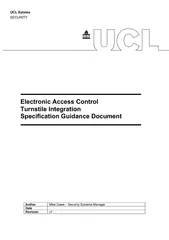 Gallagher access control system Contents: 1.0   General requirements 2
