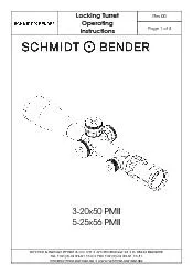 Locking Turret Operating      Instructions   Schmidt & Bender GmbH & C