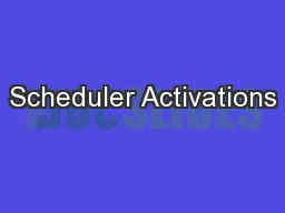 Scheduler Activations