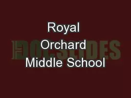 Royal Orchard Middle School