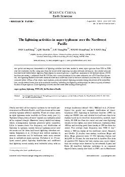 Pan L X, Qie X S, Liu D X, et al. The lightning activities in super ty