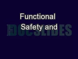 Functional Safety and