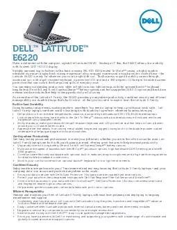 Make a statement with the compact stylish Dell Latitude E