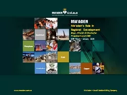 1 www.maaden.com.sa