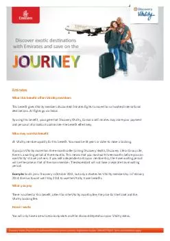 Emirates What this benefit offers Vitality members This benefit gives Vitality members