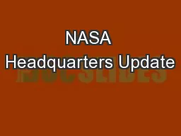 NASA Headquarters Update