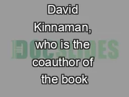 David Kinnaman, who is the coauthor of the book