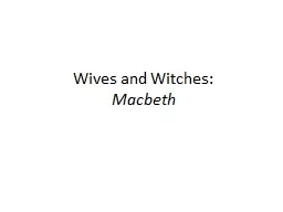 Wives and Witches: