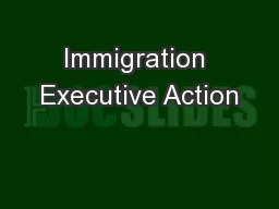 Immigration Executive Action