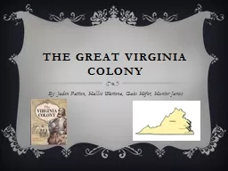 The great Virginia colony